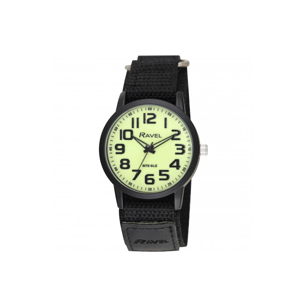 Ravel Mens Velcro Sports Bold Arabic Dial Watch R1601.64.NG