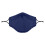 Cotton Mask- Three Layer With Filter Pocket - Adults - Blue 1