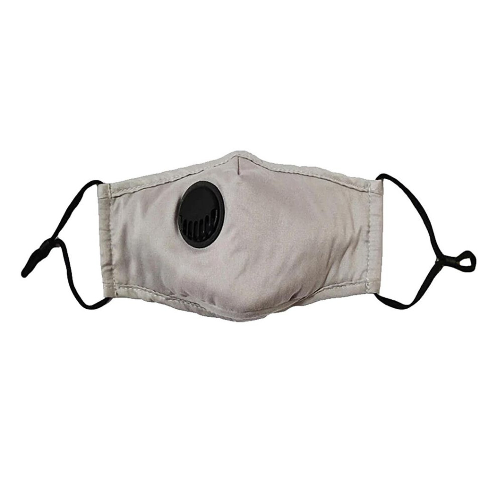 Aquarius Face Mask With Valve And 2 Filters - Grey 5056184029400