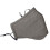Cotton Mask- Three Layer With Filter Pocket - Adults - Grey 2