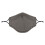 Cotton Mask- Three Layer With Filter Pocket - Adults - Grey 1
