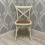 WHITE FRENCH CROSS BACK CHAIR 3