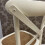 WHITE FRENCH CROSS BACK CHAIR 1