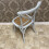 GREY FRENCH CROSS BACK CHAIR 6