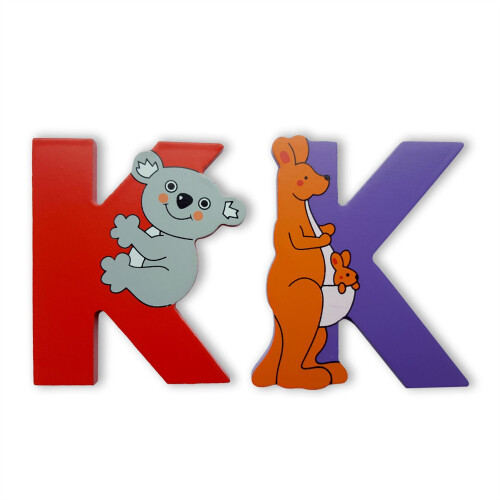 JUNGLE LETTER UPPERCASE - K
