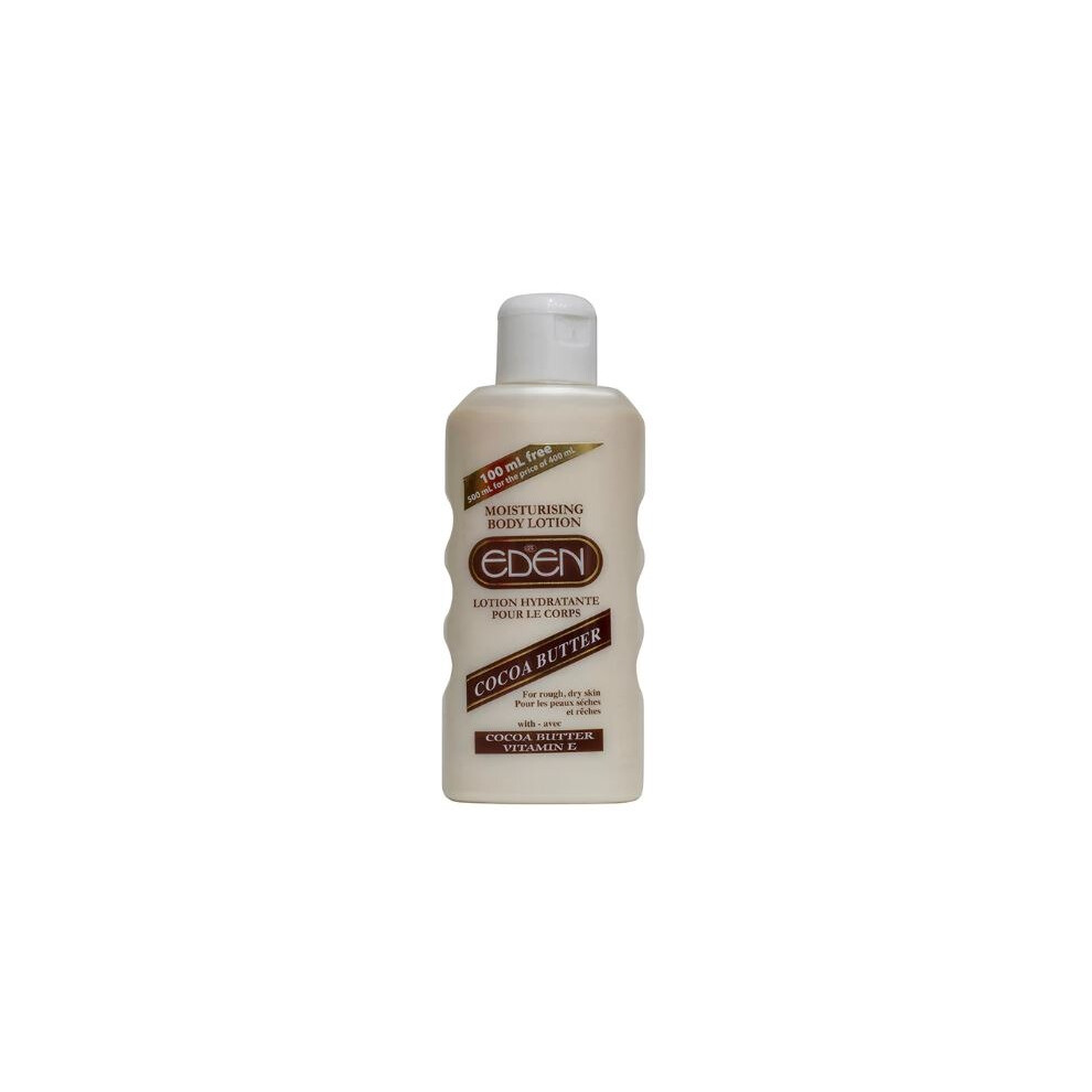 Eden Moisturizing Body Lotion Cocoa Butter Rough Dry Skin Vitamin E Intensive Hydration 500ml