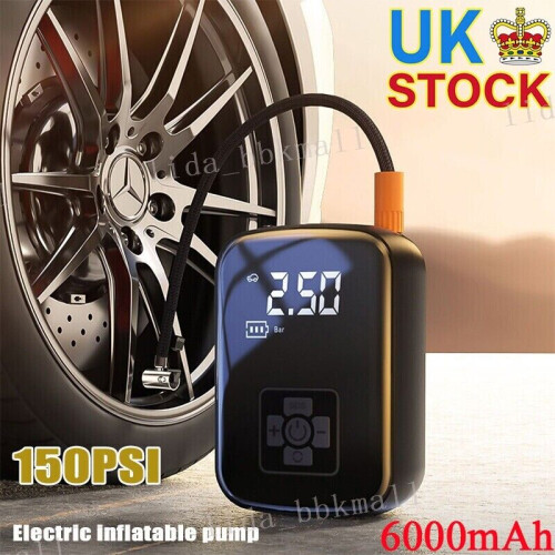 Wireless Car Air Compressor Electric Tire Inflator Pump