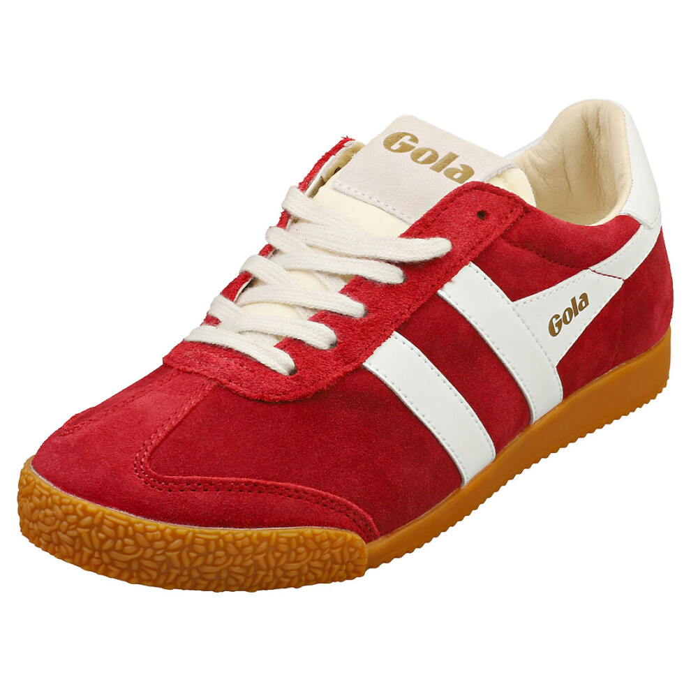 (5) Gola Elan Womens Fashion Trainers in Red White