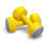 Body Sculpture Smart Dumbells Neoprene Covered (pair) 2kg 1