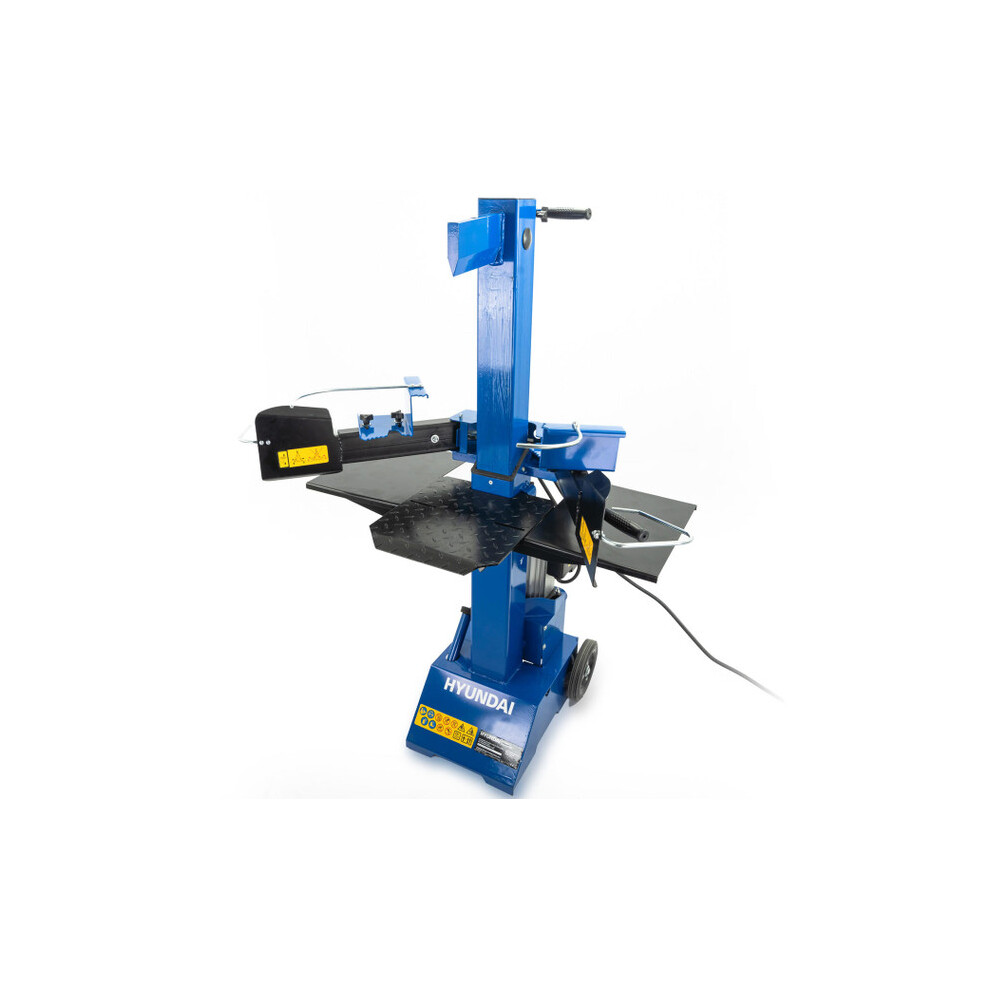 Hyundai HYLS8000VE 8 Tonne Vertical Electric Log Splitter with Hydraulic Ram, Dual Handle Control 550mm Length