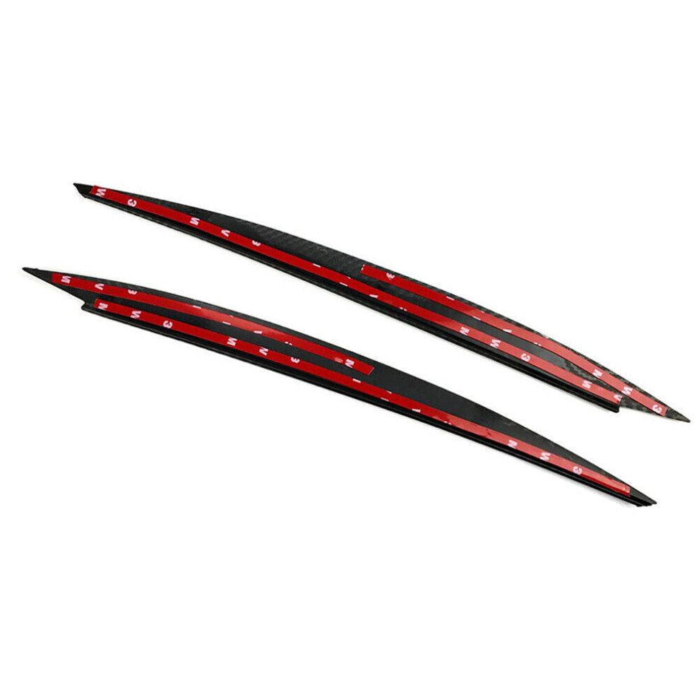 1Pair Headlight Eyebrow Eyelid Trim For Vw Golf 7 Vii Gti Gtd R Mk7 2013-2017 8806564847721