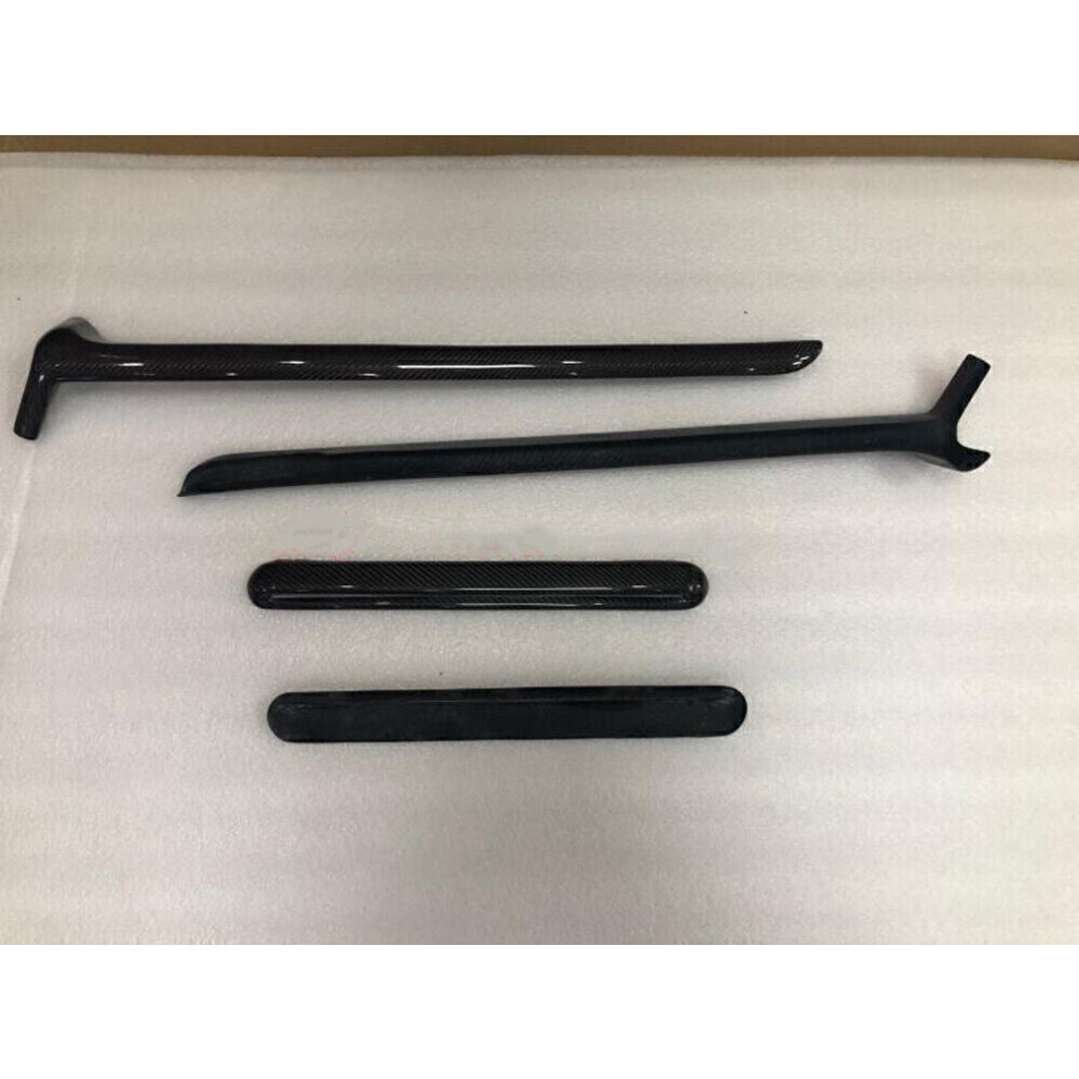 1 Set Car A + B Pillar Moulding Trim For Benz G Class G500 G63 2010-2017 Black 8806564856495