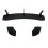 1Set  Black Rear Bumper Diffuser with flaps For Volkswagen Scirocco R 2015-2016 1