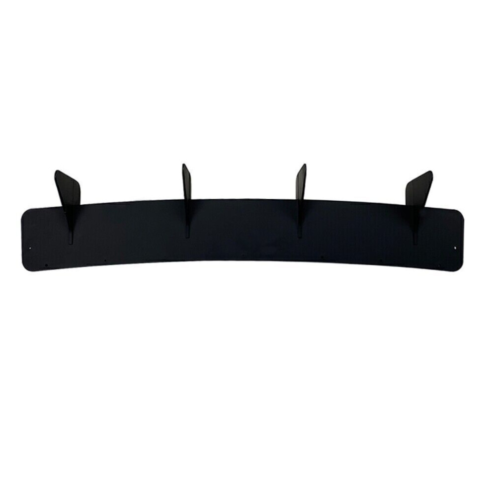 1Pc Rear Bumper Diffuser Shark 3 Fins Spoiler Lip For Volkswagen Golf Mk7 Gti 8806564849305
