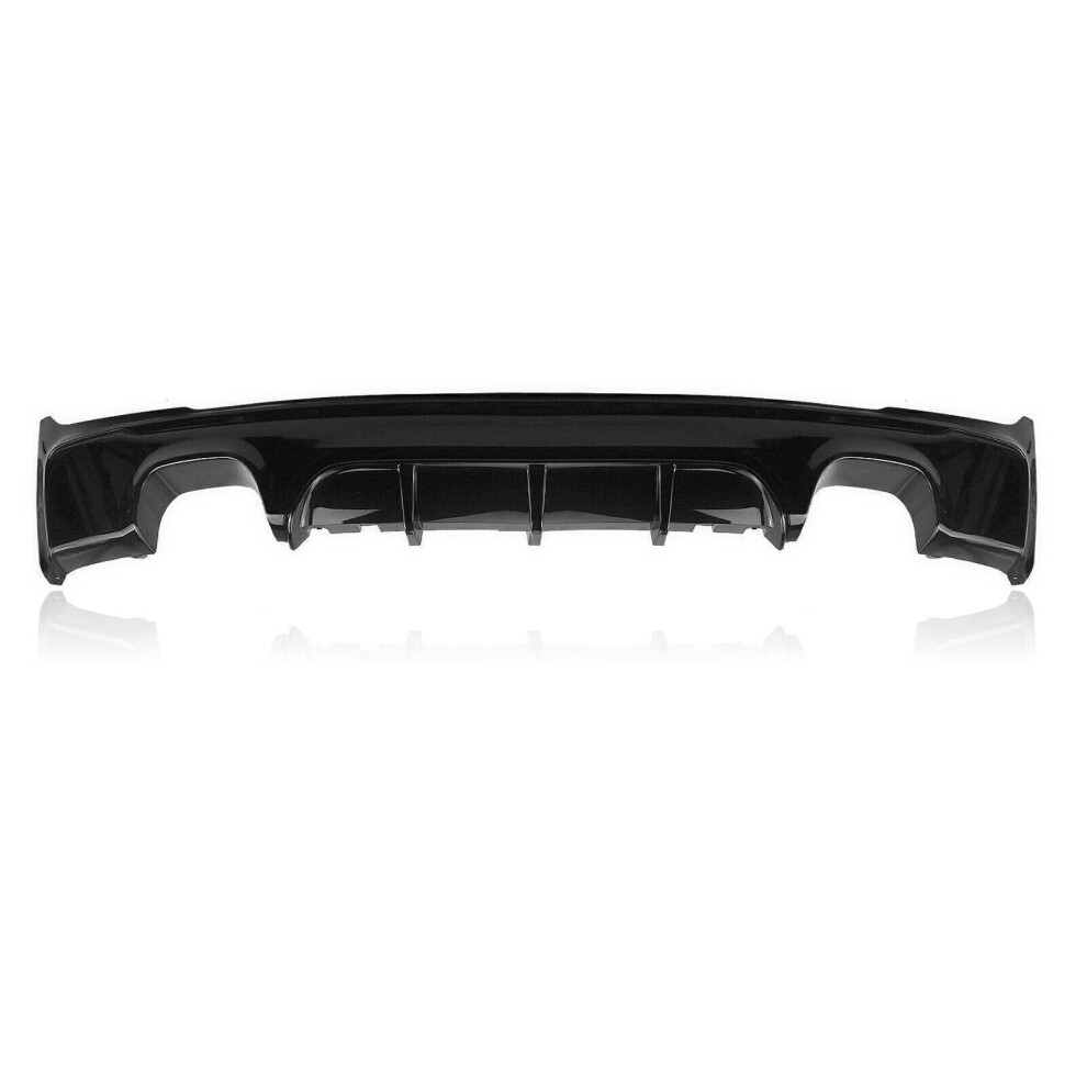 1Pc Rear Bumper Diffuser For Bmw 2 Series F22 F23 M235i M240i 2014-2021 Glossy 8806564851698