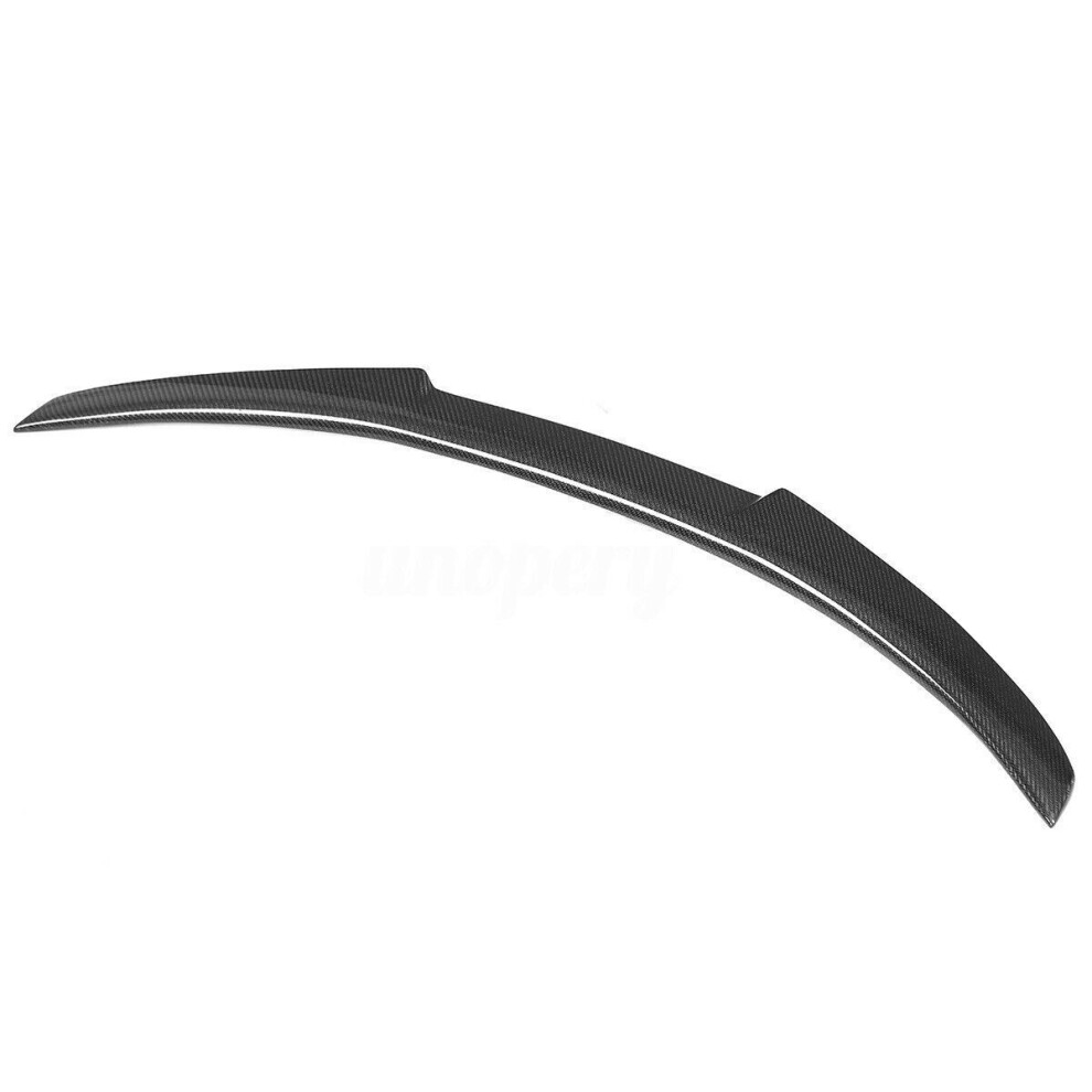 1Pc Carbon Fiber Rear Trunk Spoiler For Bmw 5 Series F10 2011 2012-2017 M4 Style 8806564854149