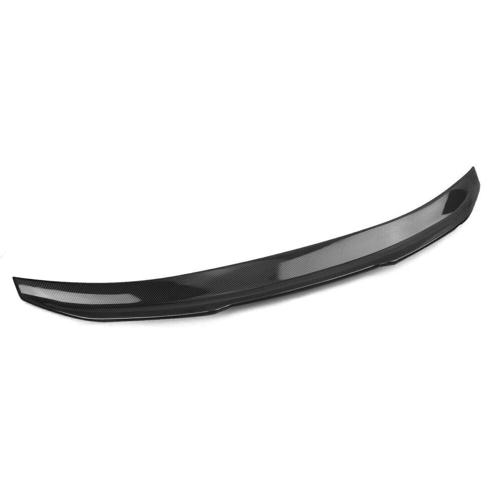 1Pc Carbon Fiber Rear Trunk Spoiler Wing Lip For Bmw F33 F83 M4 2014-2020 Convertible 8806564856389