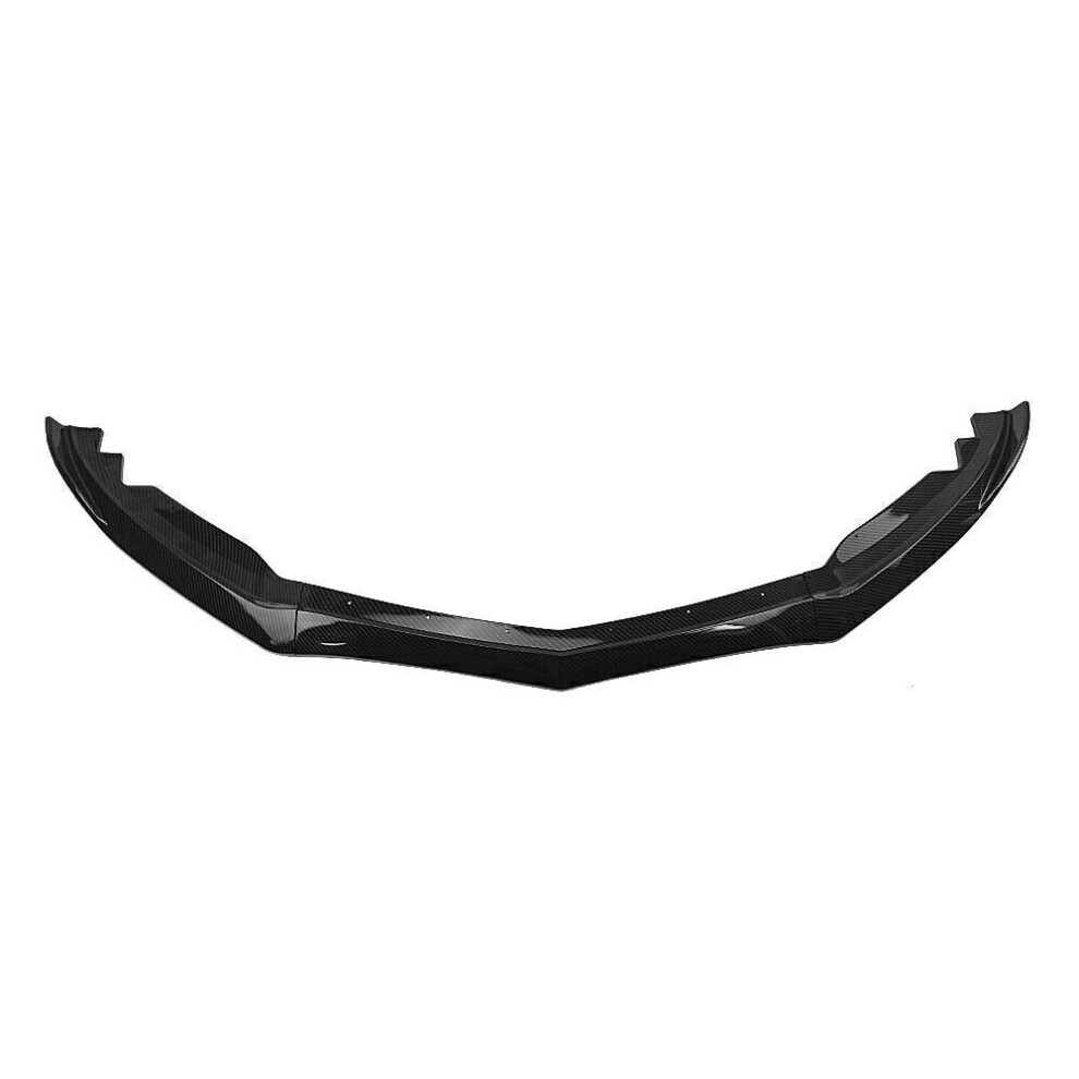 1Set Carbon Fiber Look Front Bumper Spoiler Splitter For Cadillac Ats 2015-2018 8806564847325