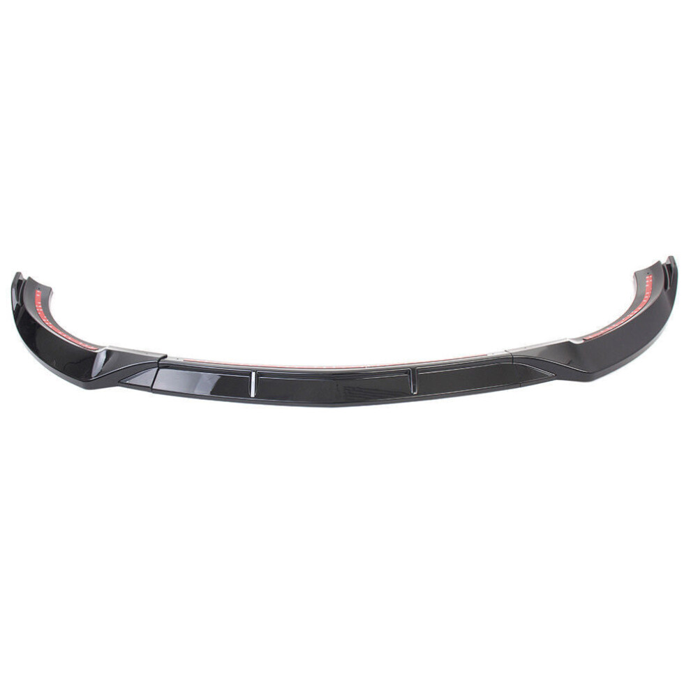 1Set Front Bumper Splitter Spoiler Lip For Mercedes Benz W213 Sport 2017-2019 8806564848834