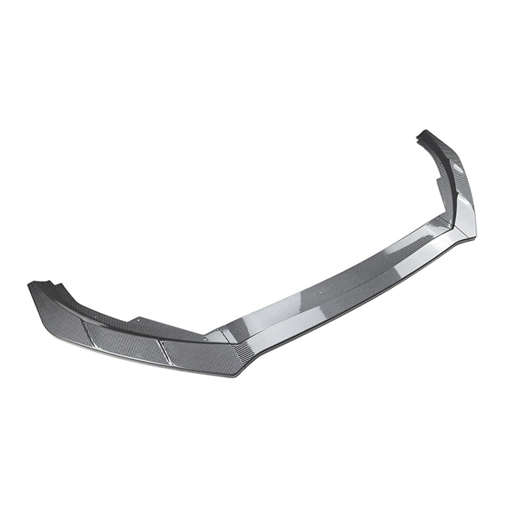 1Set Front Bumper Spoiler Lip For Focus Mk4 St Line 2019-2022 Carbon Fiber Look 8806564847318