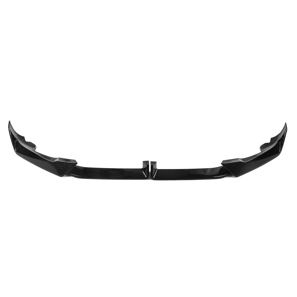 1Set Front Bumper Spoiler Lip Kit For Bmw G05 Lci X5 06,2023-2024 Glossy Black 8806564846144