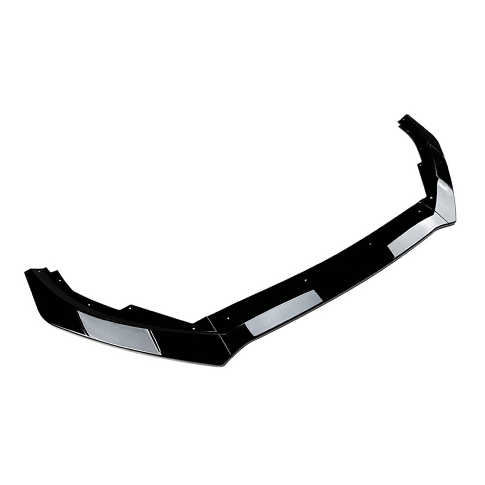 1Set Front Bumper Spoiler Lip Kit For Focus Mk4 St Line 2019-2022 Glossy Black 8806564850257