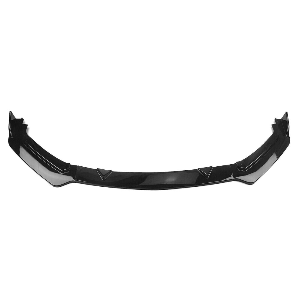 1Set Front Bumper Lip Spoiler Splitter Fit For Infiniti Q60 2017-22 Gloss Black 8806564853500