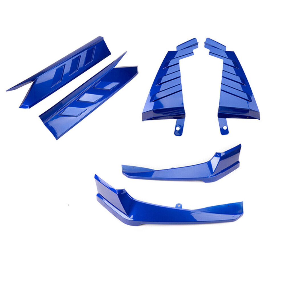 1Set Front Bumper Side Spoiler Rear Side Cover For Honda Accord 2018-2020 Blue 8806564856600