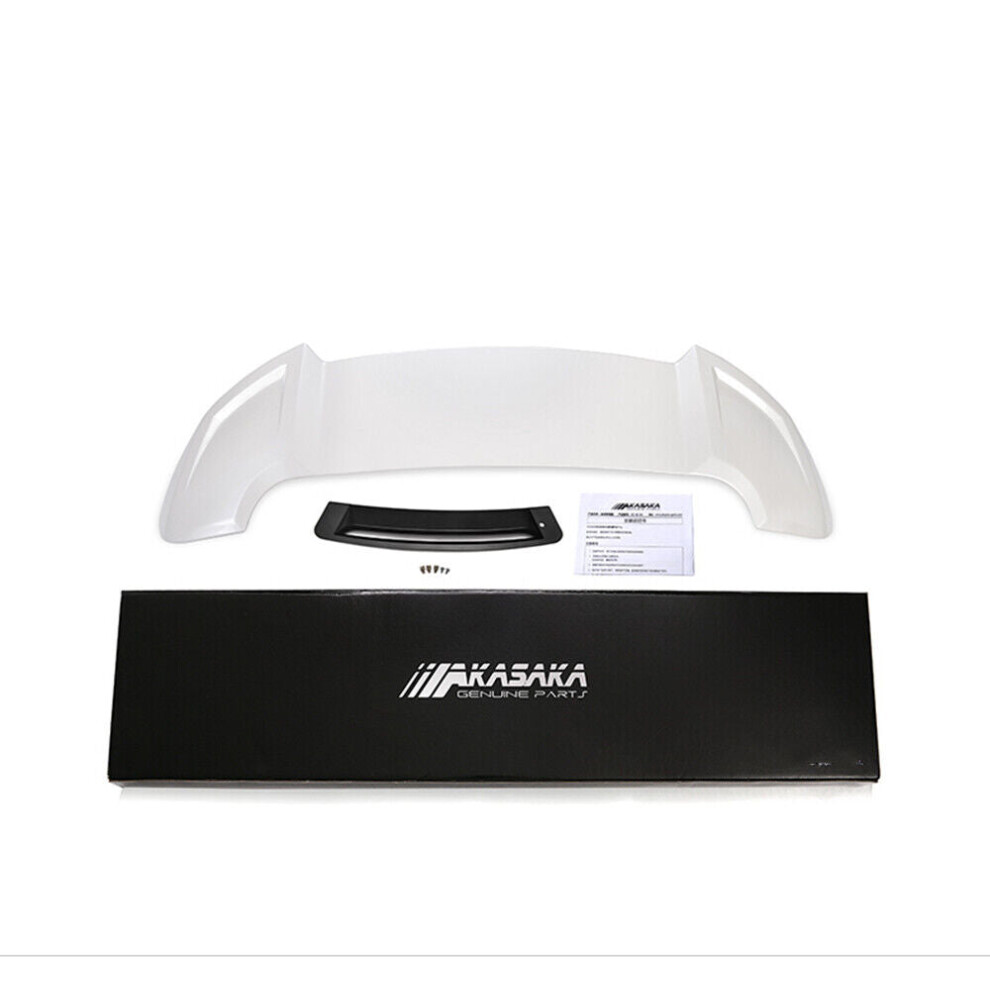 1Set Rear Trunk Spoiler Lip Cover For Honda Crv 2017 2018-2022 Akasaka White 8806564852466
