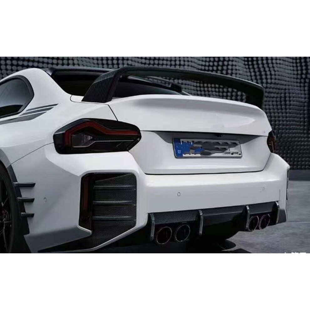 1X Rear Trunk Spoiler Lip Wing For Bmw New 2 Series G42 M235i M240i 2022+ Black 8806564852091