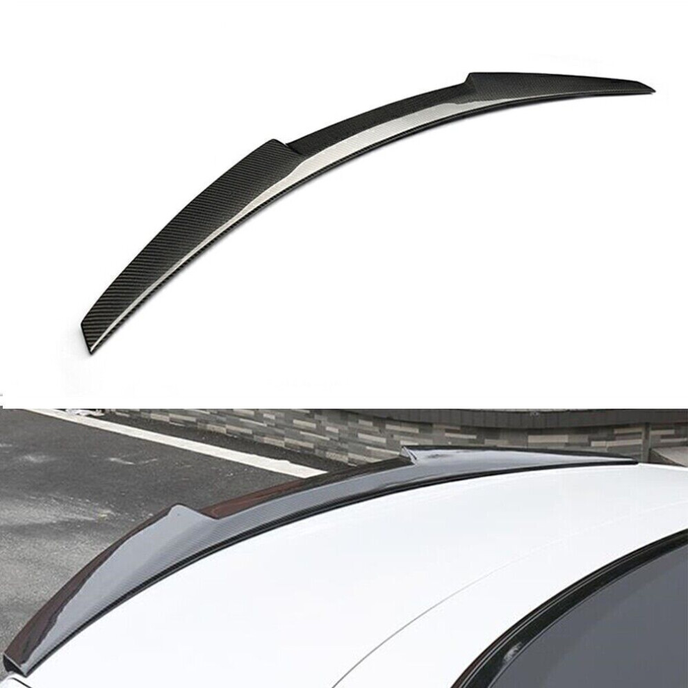 Carbon Fiber Rear Trunk Spoiler Wing For Bmw E46 M3 1998-2005 Sedan 4Dr M Style 8806564849480