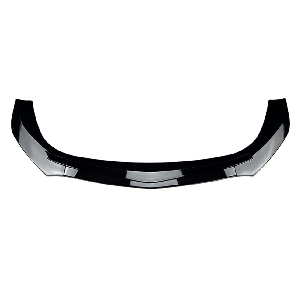Front Bumper Spoiler Lip Kit For Benz A W177 A180 A200 A35 Amg 2019-2022 Black 8806564844980