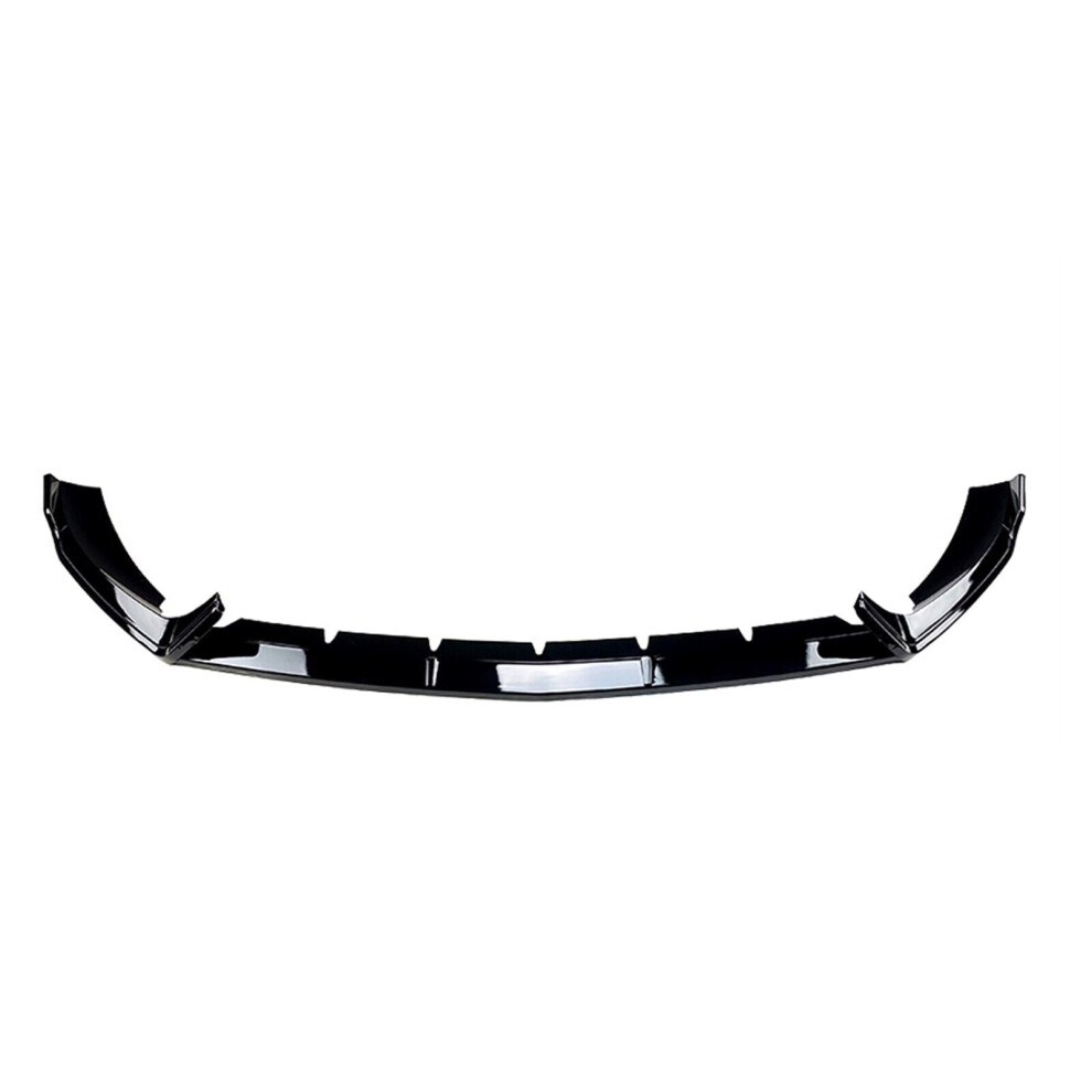 Front Bumper Spoiler Lip For Benz E-Class W213 E260 E300 Amg 2021-23 Gloss Black 8806564848216