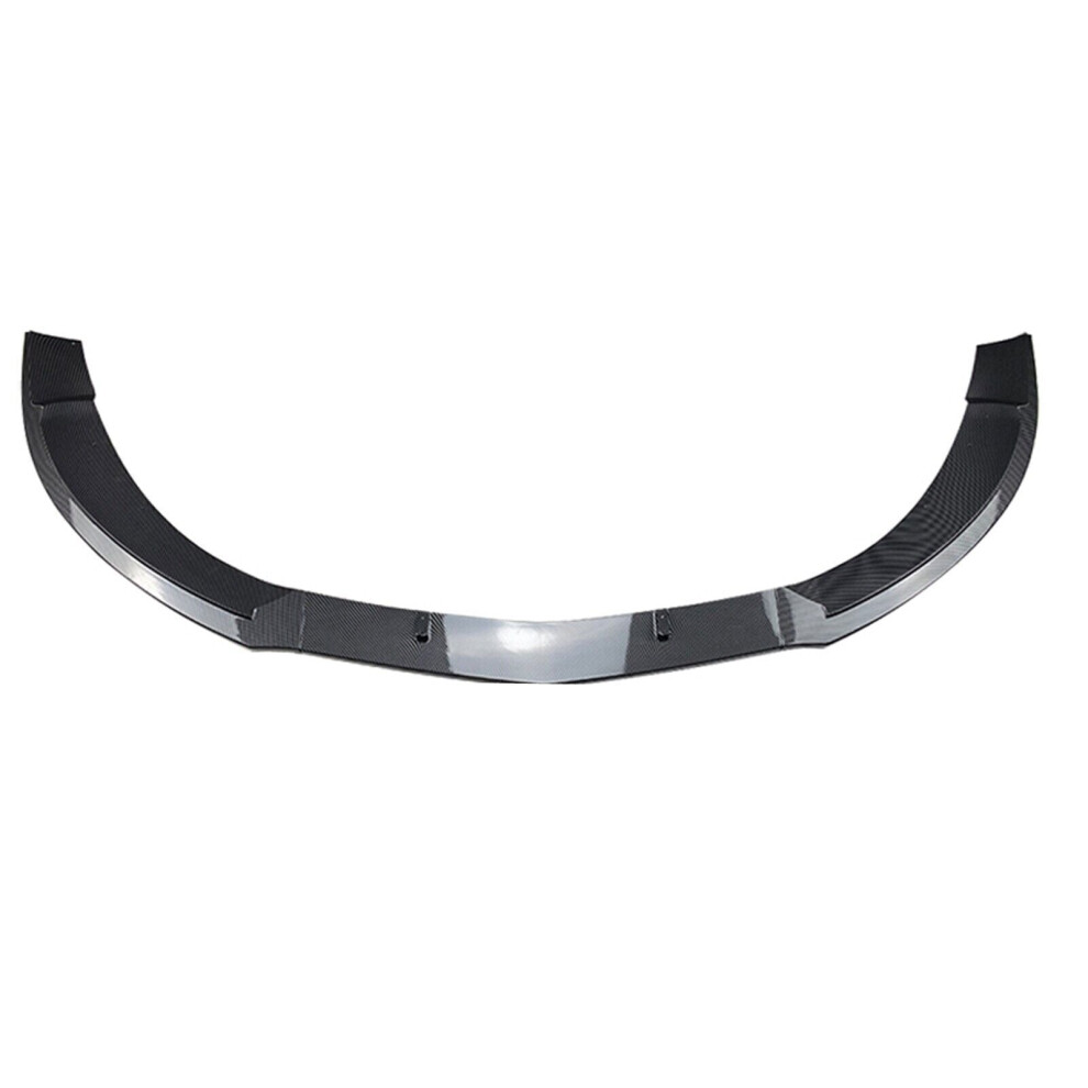 Front Bumper Spoiler Lip For Benz Cla Class C117 Cla45 Amg 2013-2015 Carbon Look 8806564849657