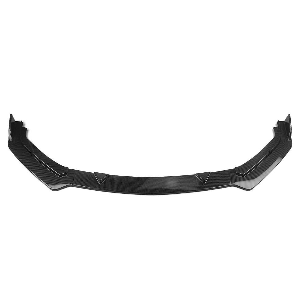 Front Bumper Spoiler Lip Kit For Infiniti Q60 2017-2022 Carbon Fiber Look New 8806564853814