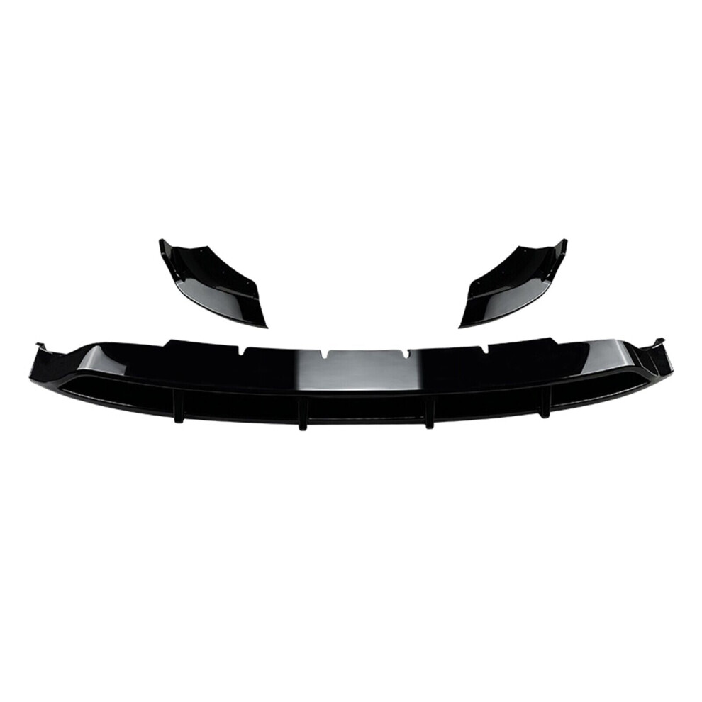 Front Bumper Spoiler Lip For Mercedes Glc Class X254 2023+ Glc260 300 Amg Black 8806564852589