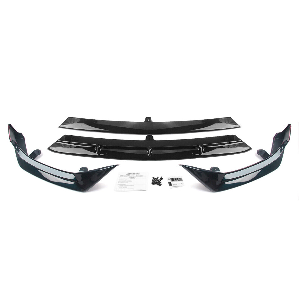 Front Lower Spoiler Lip Side Cover For Benz C Class W206 Sport 2022-2023 Akasaka 8806564853487