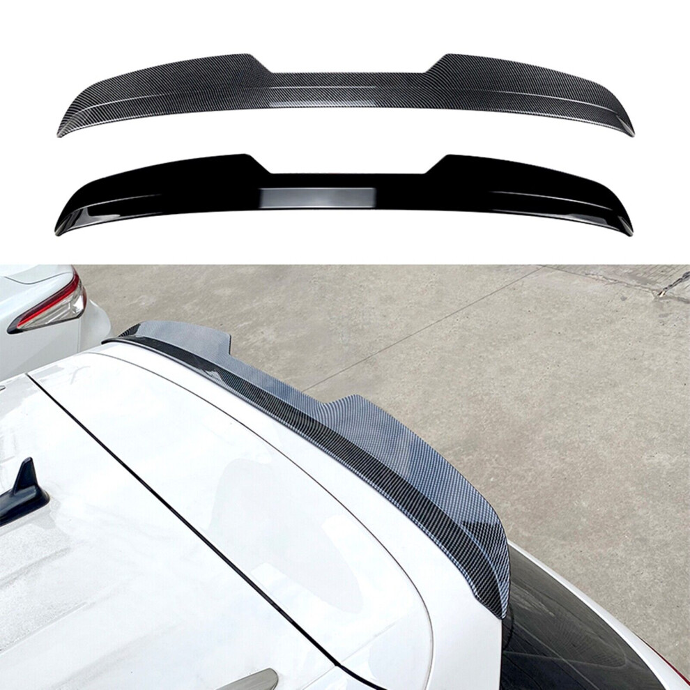 Gloss Rear Trunk Spoiler Lip Wing Kit For Volkswagen Tiguan R-Line 2017-23 Black 8806564845857