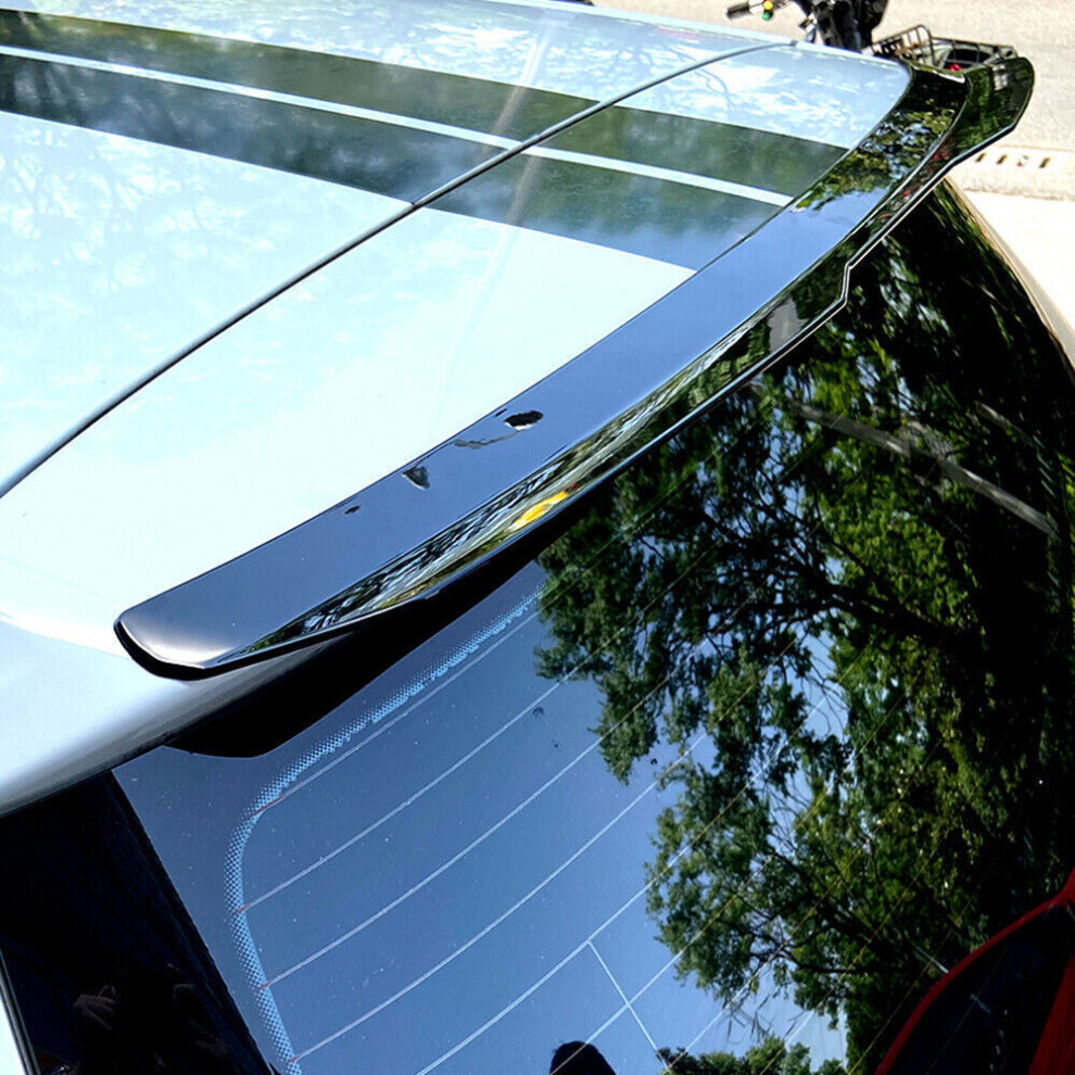 Gloss Rear Trunk Spoiler Wing Lip For Vw Golf 7 Mk7 Max Gti R 2014-2019 Black 8806564848759