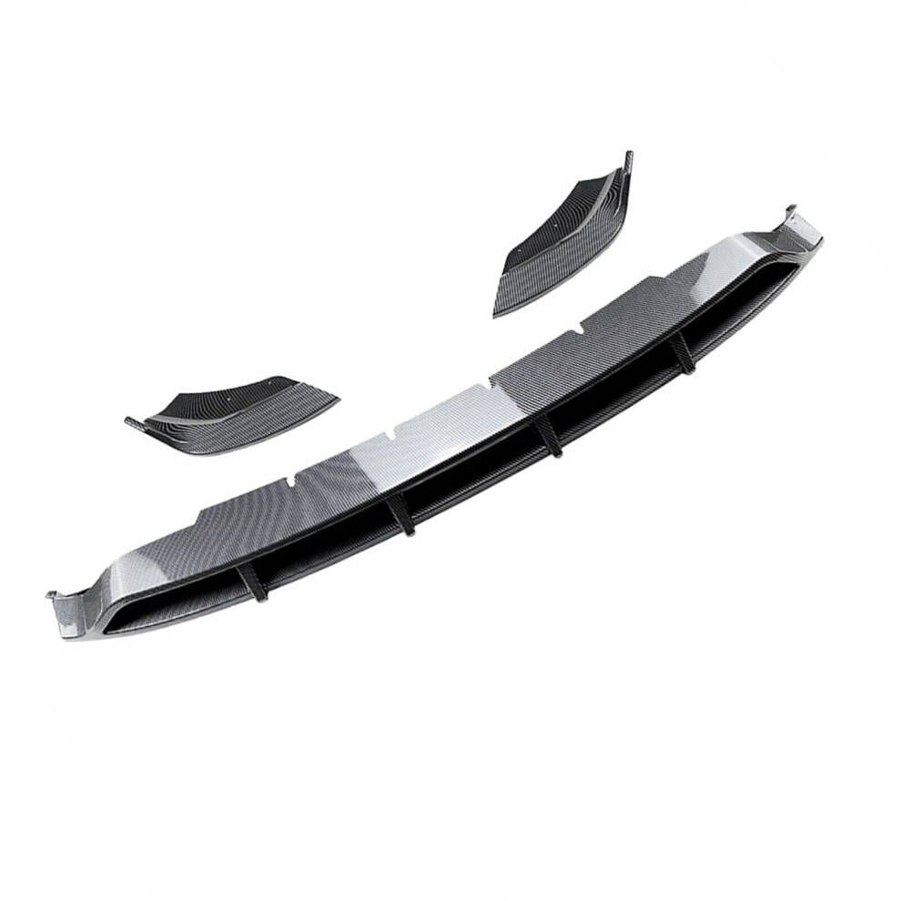 Front Bumper Spoiler Lip For Benz Glc Class X254 2023-Up Glc260 Amg Carbon Look 8806564850776