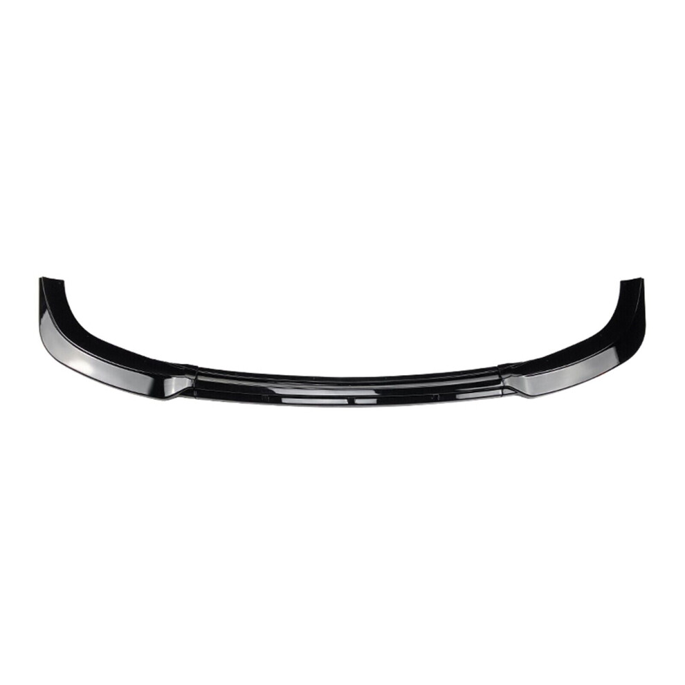 Gloss Car Front Bumper Spoiler Lip Splitter For Hyundai I30 Mk2 2012-2017 Black 8806564852565