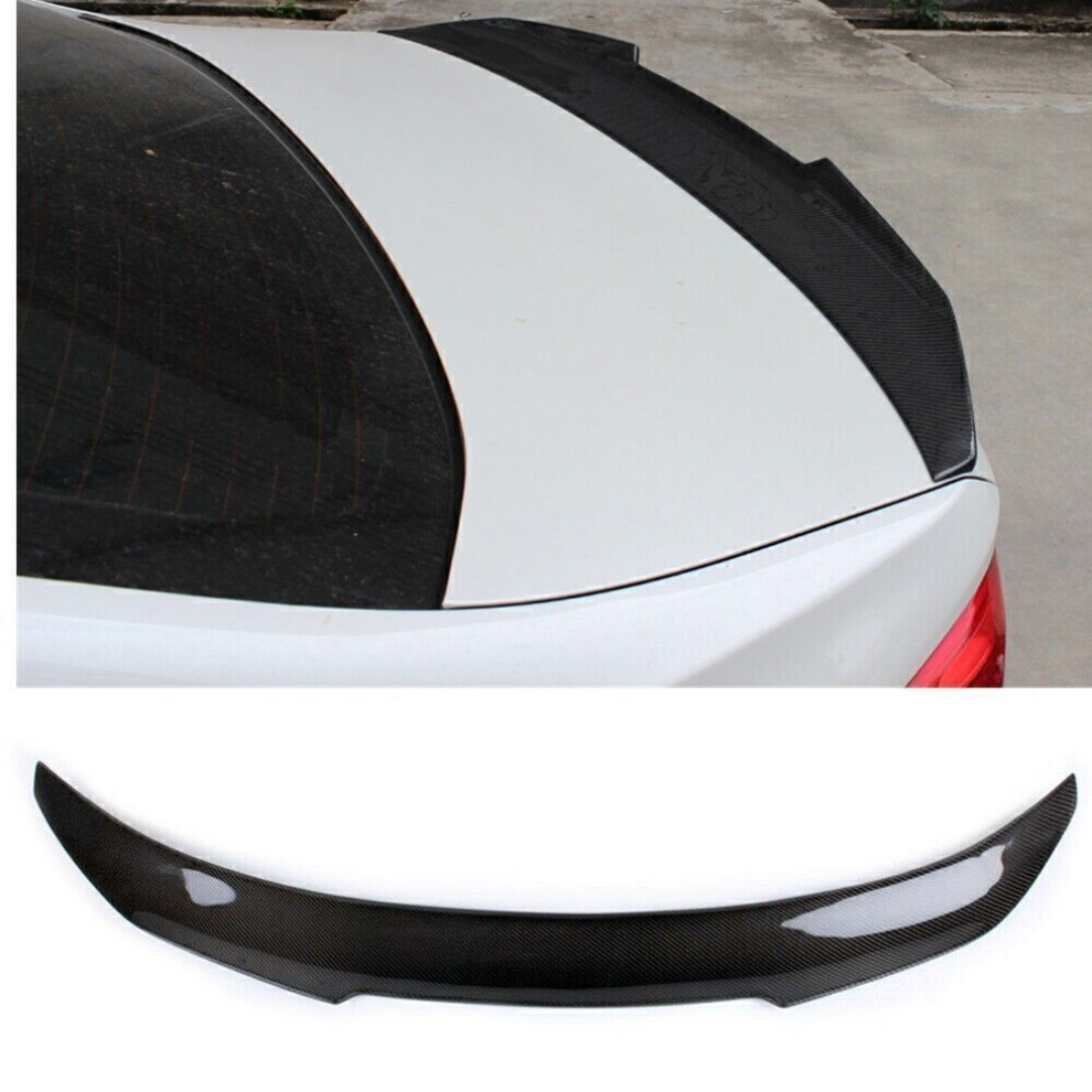 Rear Trunk Spoiler Wing Lip For Bmw F16 X6 Suv 2014-2018 Psm Style Carbon Fiber 8806564854736