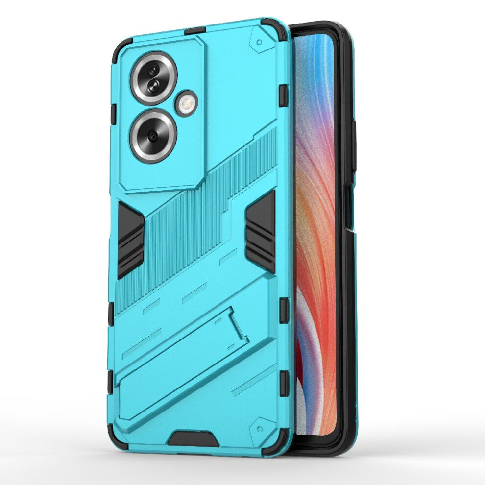 (Blue) Case For Oppo A79 5G Rugged Military Kickstand Protective Cover Blue 764762670108