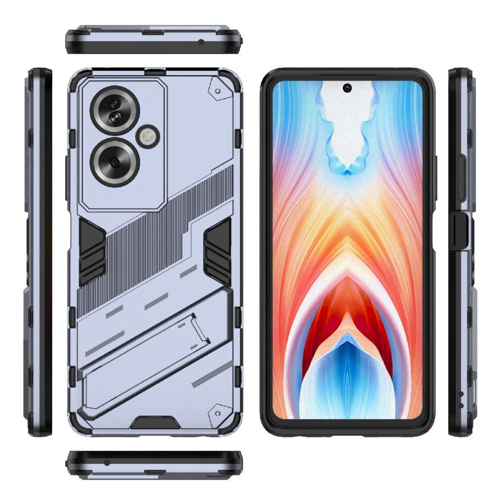 ( ) Case For Oppo A79 5G Rugged Military Kickstand Protective Cover Gray 764762670085