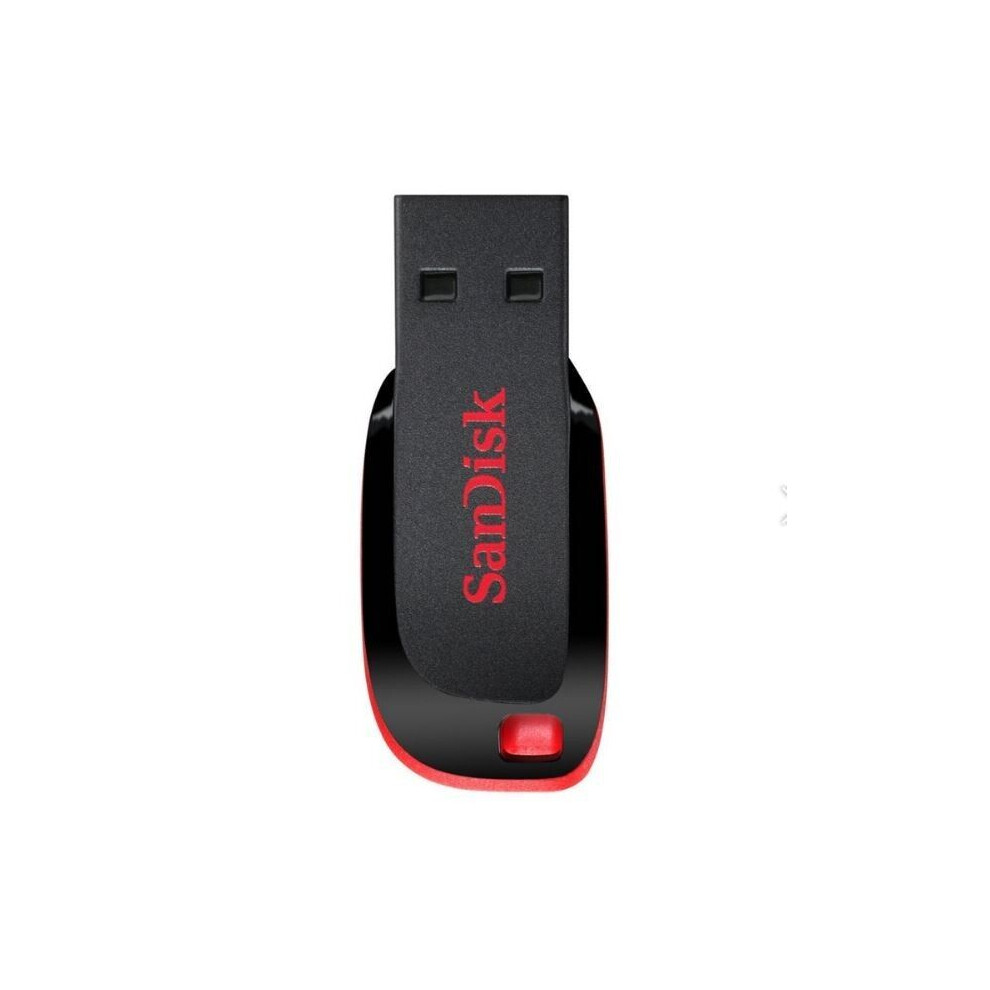 (16GB) SanDisk 128GB Cruzer Blade USB 2.0 Flash Drive