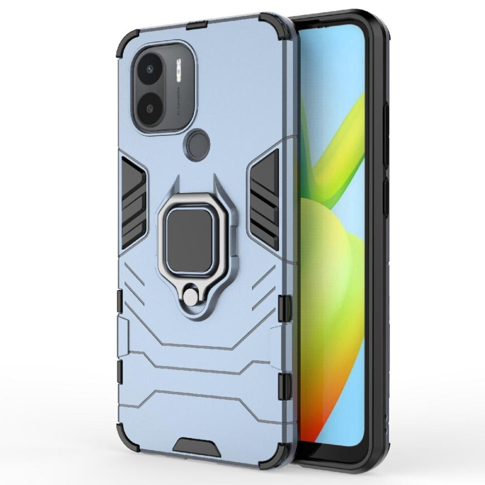 ( ) Case For Xiaomi Redmi A1 Plus Kickstand Military Drop Protection 360Rotating Ring Shockproof Cover Gray 764762671563