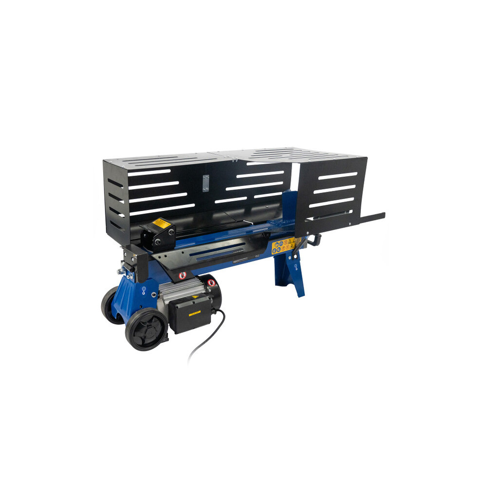 Hyundai HYLS7000HE 7 Tonne Horizontal Electric Log Splitter with Hydraulic Ram, Steel Protection Cage 520mm Length