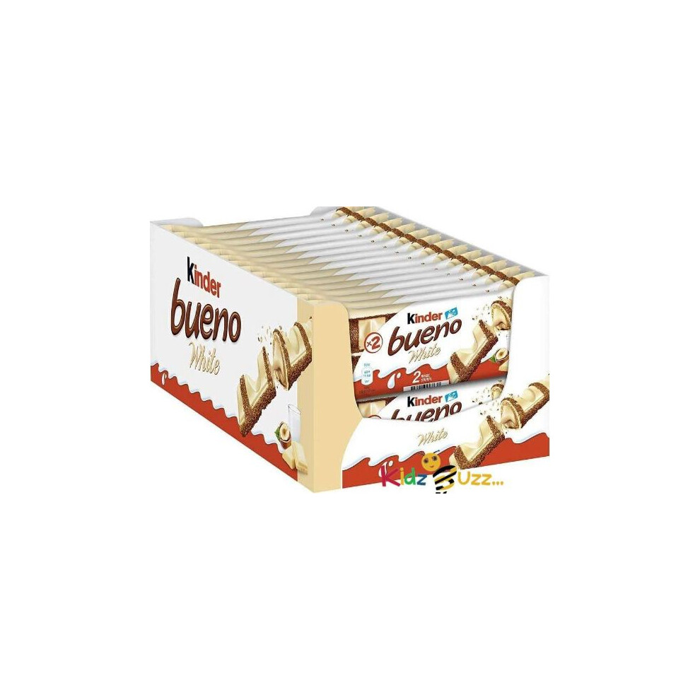 Kinder Bueno White Chocolate Bars, 40 g (Pack of 30)