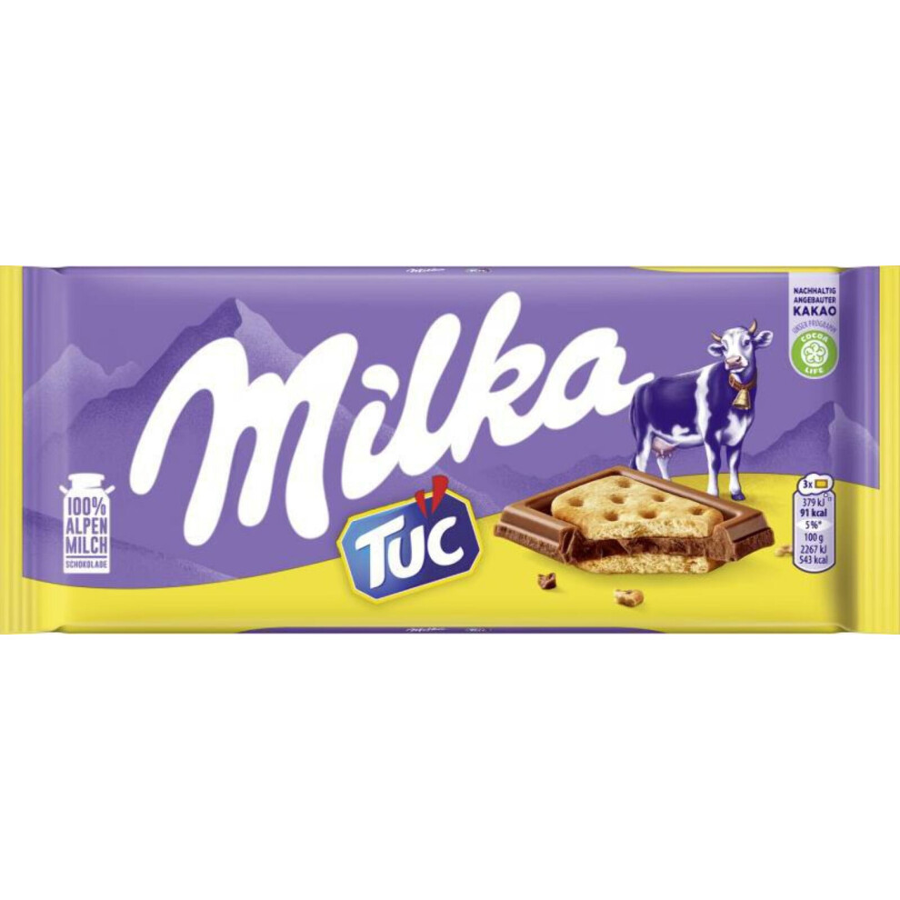 Milka TUC Crackers Delicious Tasty And Treaty (Pack OF 5)