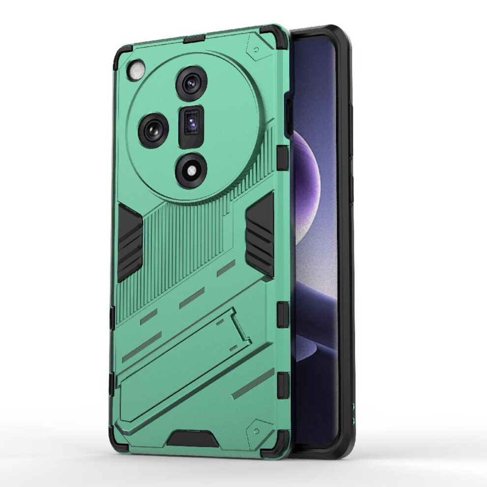 (Green) Case For Oppo Find X7 5G Rugged Military Kickstand Protective Cover Green 764762674755